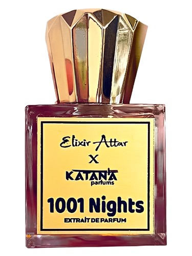 Frasco de 1001 Nights, de Katana Parfums