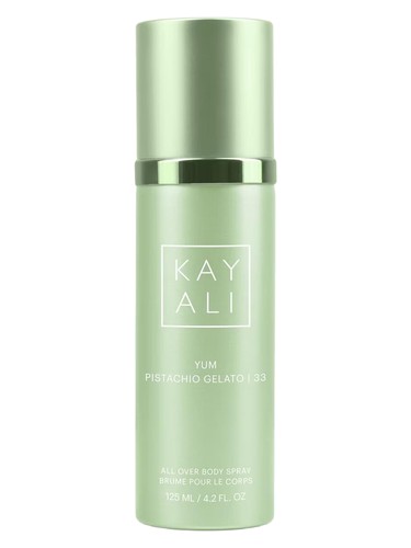 Frasco de Yum | Pistachio Gelato 33 All Over Body Spray — Kayali Fragrances