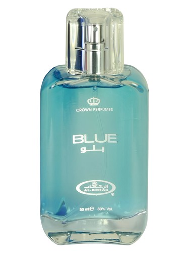 Frasco de Blue, de ALREHAB PERFUMES