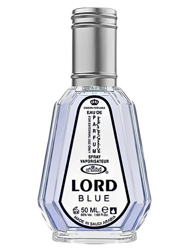 Frasco de Lord Blue, de ALREHAB PERFUMES