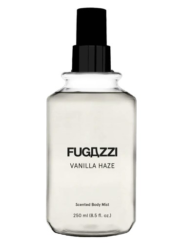 Frasco de Vanilla Haze Body Mist, de Fugazzi