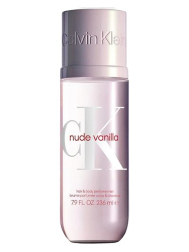 Frasco de Nude Vanilla Body Mist, de Calvin Klein