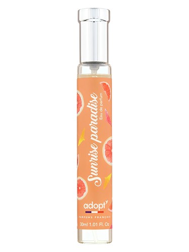 Frasco de Sunrise Paradise, de Adopt Parfums