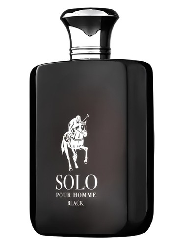 Frasco de Solo Black, de Fragrance World