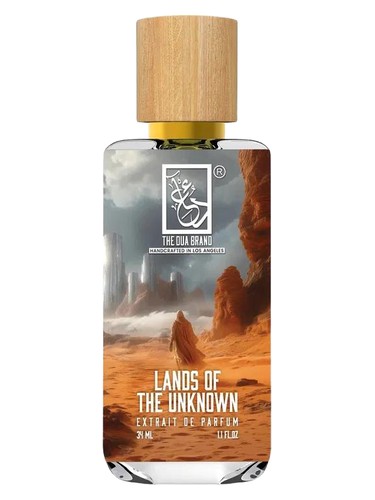 Frasco de Lands Of The Unknown, de The Dua Brand
