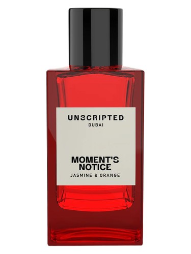 Frasco de Moment's Notice, de Unscripted
