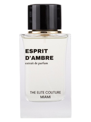 Frasco de Esprit d’Ambre, de The Elite Couture Miami