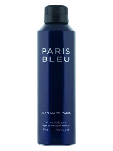 Frasco de Paris Bleu Body Spray, de Jean Marc Paris