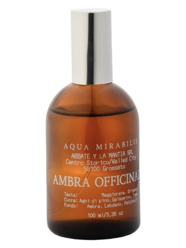 Frasco de Ambra Officinale, de Abbate y la Mantia