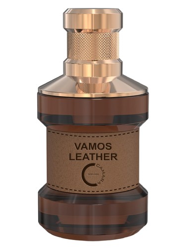 Frasco de Vamos Leather, de Camara Perfumes