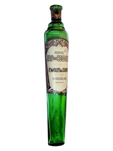 Frasco de Royal Eau de Cologne, de F. Wolff & Sohn