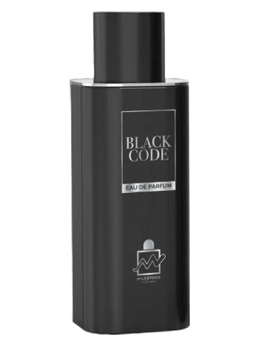 Frasco de Black Code, de Milestone Perfumes