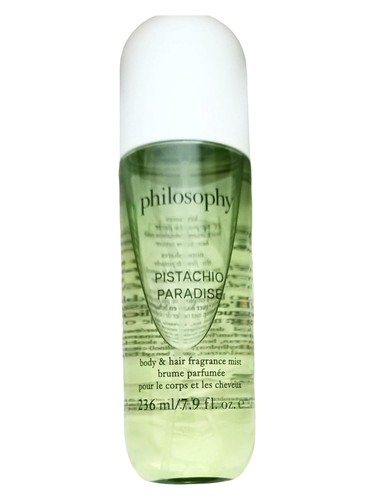 Frasco de Pistachio Paradise Mist, de Philosophy