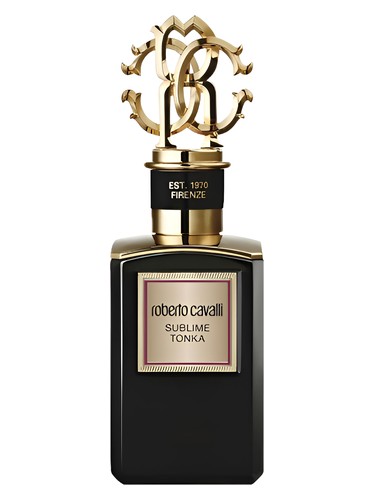 Frasco de Sublime Tonka, de Roberto Cavalli