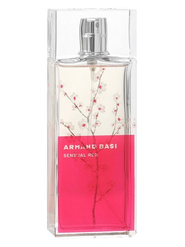 Frasco de Sensual Red, de Armand Basi