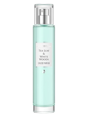 Frasco de Tea Leaf & White Woods, de Allvernum
