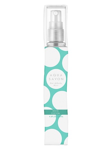 Frasco de White Cotton Hair & Body Mist, de Aqua Savon