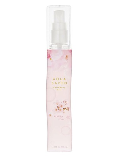 Frasco de Sakura Hair & Body Mist, de Aqua Savon