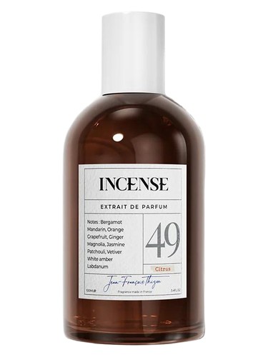 Frasco de Mandarin & Ginger Perfume 49, de Incense Parfums