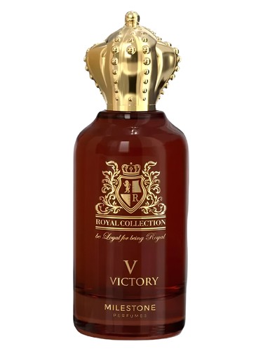 Frasco de Royal Collection V Victory, de Milestone Perfumes