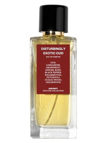 Frasco de Disturbingly Exotic Oud, de Aeronot