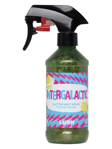 Frasco de Intergalactic Body Spray, de Lush