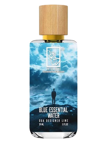 Frasco de Blue Essential Water, de The Dua Brand
