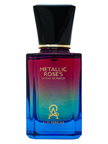 Frasco de Metallic Rose's, de Alex Perfume