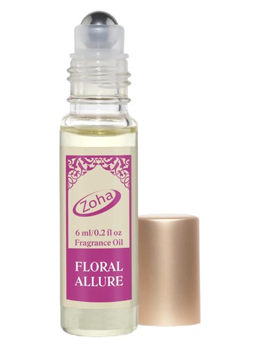 Frasco de Floral Allure Perfume Oil Roll On, de Zoha Fragrances