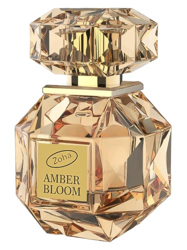 Frasco de Amber Bloom, de Zoha Fragrances