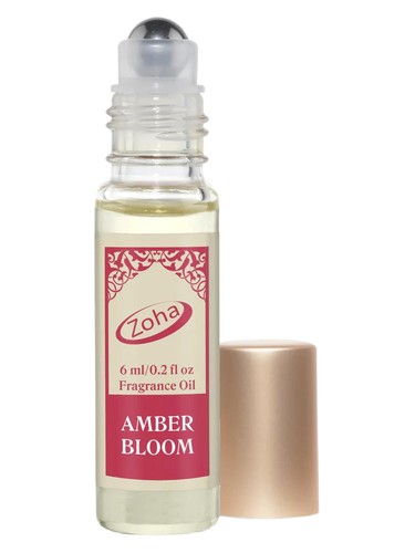Frasco de Amber Bloom Perfume Oil Roll On, de Zoha Fragrances