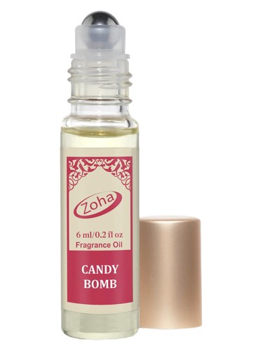 Frasco de Candy Bomb Perfume Oil Roll On, de Zoha Fragrances