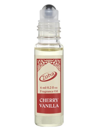 Frasco de Cherry Vanilla Perfume Oil Roll On, de Zoha Fragrances
