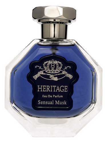 Frasco de Sensual Musk, de Heritage Perfume