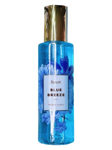 Frasco de Blue Breeze Body Mist, de Bonatti