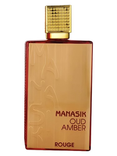 Frasco de Oud Amber Rouge, de Manasik