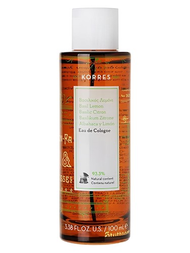 Frasco de Basil Lemon Eau de Cologne, de Korres