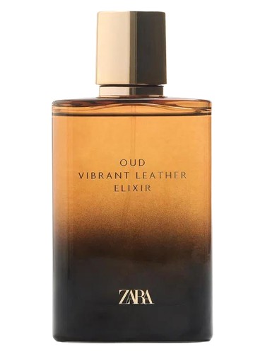 Frasco de Vibrant Leather Oud Elixir, de Zara