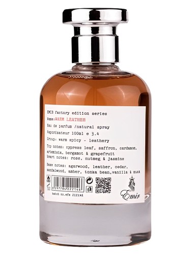 Frasco de Factory Edition: Warm Leather, de PARIS CORNER
