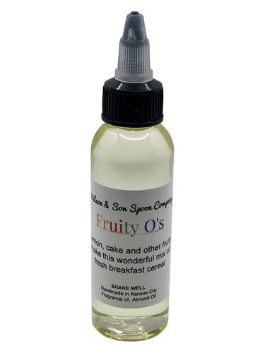 Frasco de Fruity O's, de Wilson and Son Spoon Co.