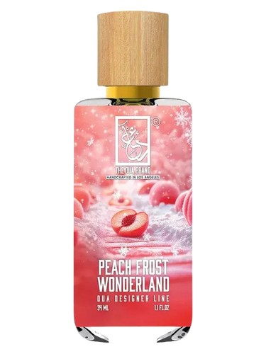 Frasco de Peach Frost Wonderland, de The Dua Brand