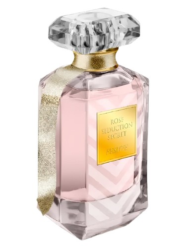 Frasco de Rose Seduction Secret Festive, de Fragrance World