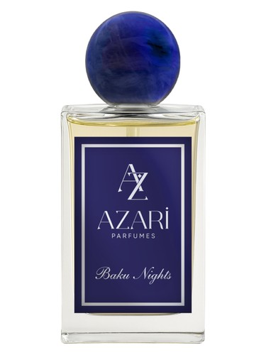 Frasco de Baku Nights Blue, de Azari Parfumery