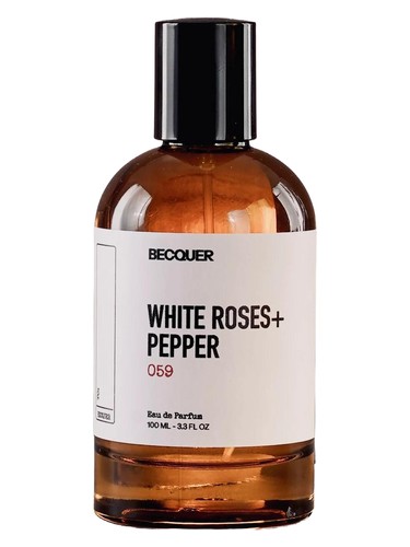 Frasco de White Roses + Pepper, de Becquer
