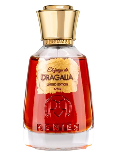 Frasco de El Fuego de Dragalia — Renier Perfumes