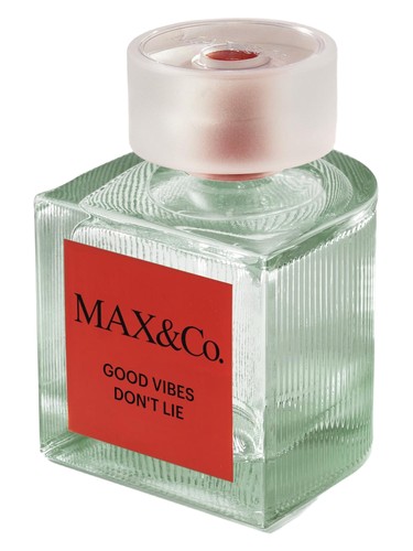 Frasco de Good Vibes Don’t Lie, de MAX&Co.