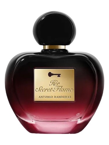 Frasco de Her Secret Flame, de Antonio Banderas