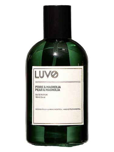 Frasco de Pear & Magnolia, de LUVO Fragrances