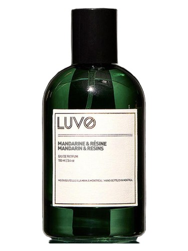 Frasco de Mandarin & Resin, de LUVO Fragrances