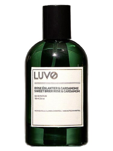 Frasco de Sweet-Brier Rose and Cardamom, de LUVO Fragrances